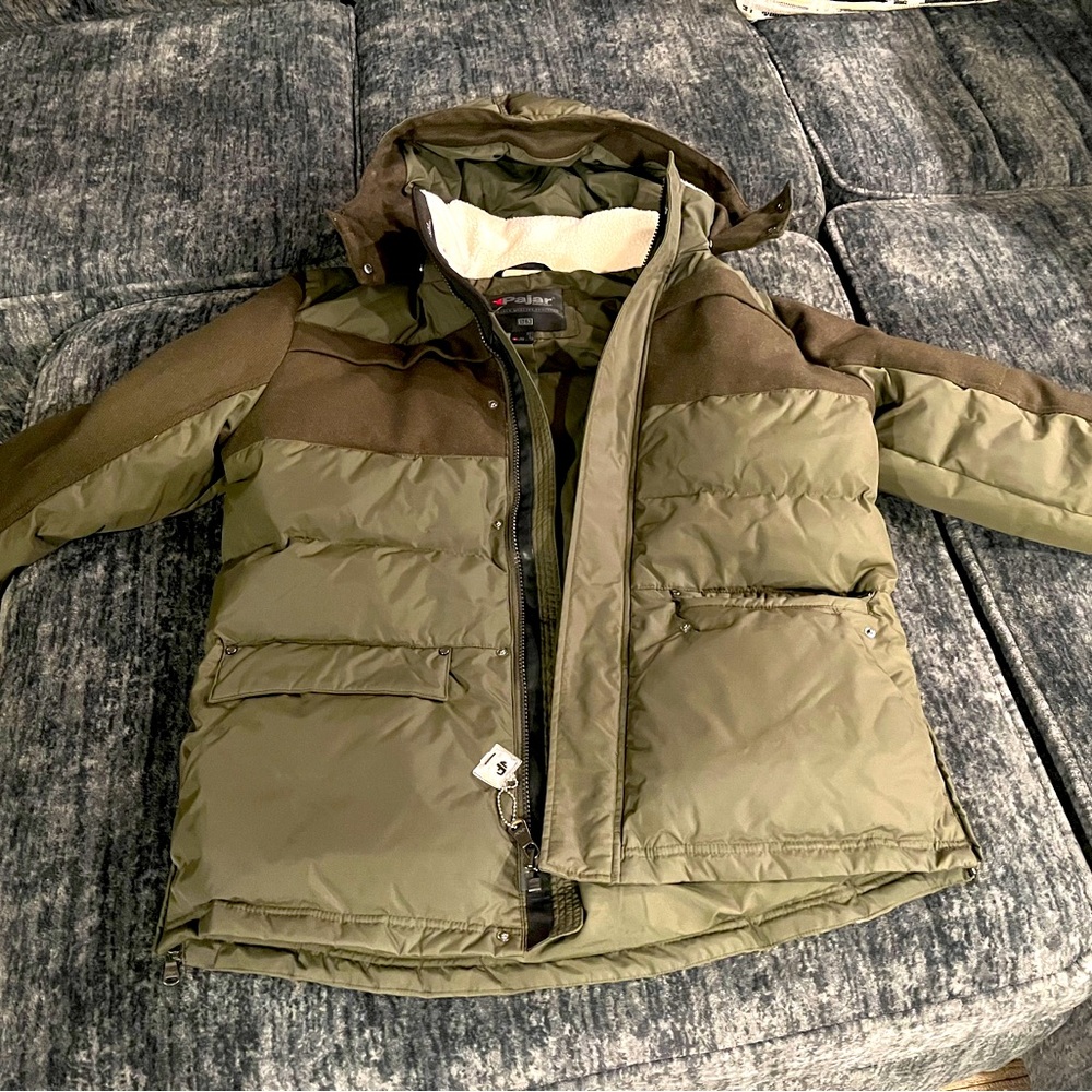 Green Pajar coat